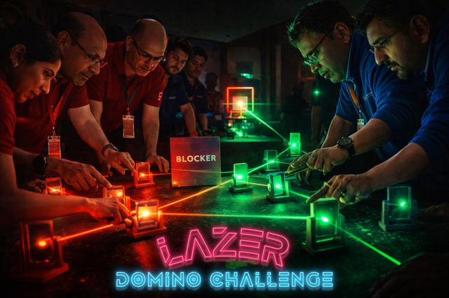 Lazer Domino Challenge